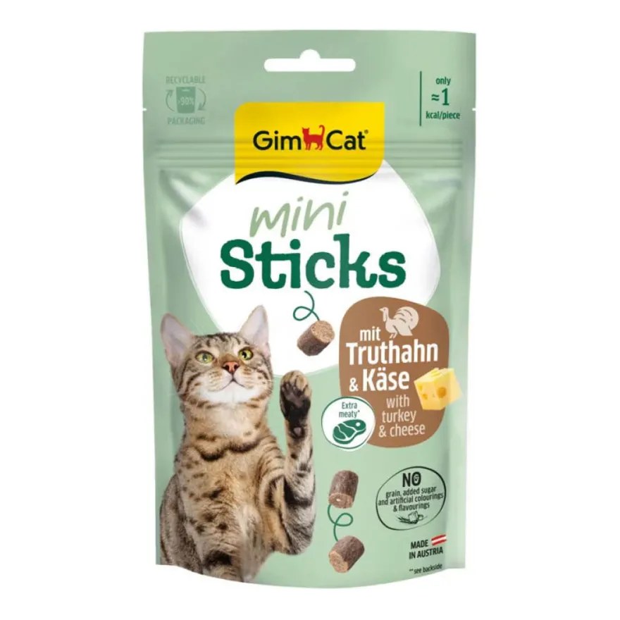 GimCat Mini Sticks Truthahn & Käse | 50 g