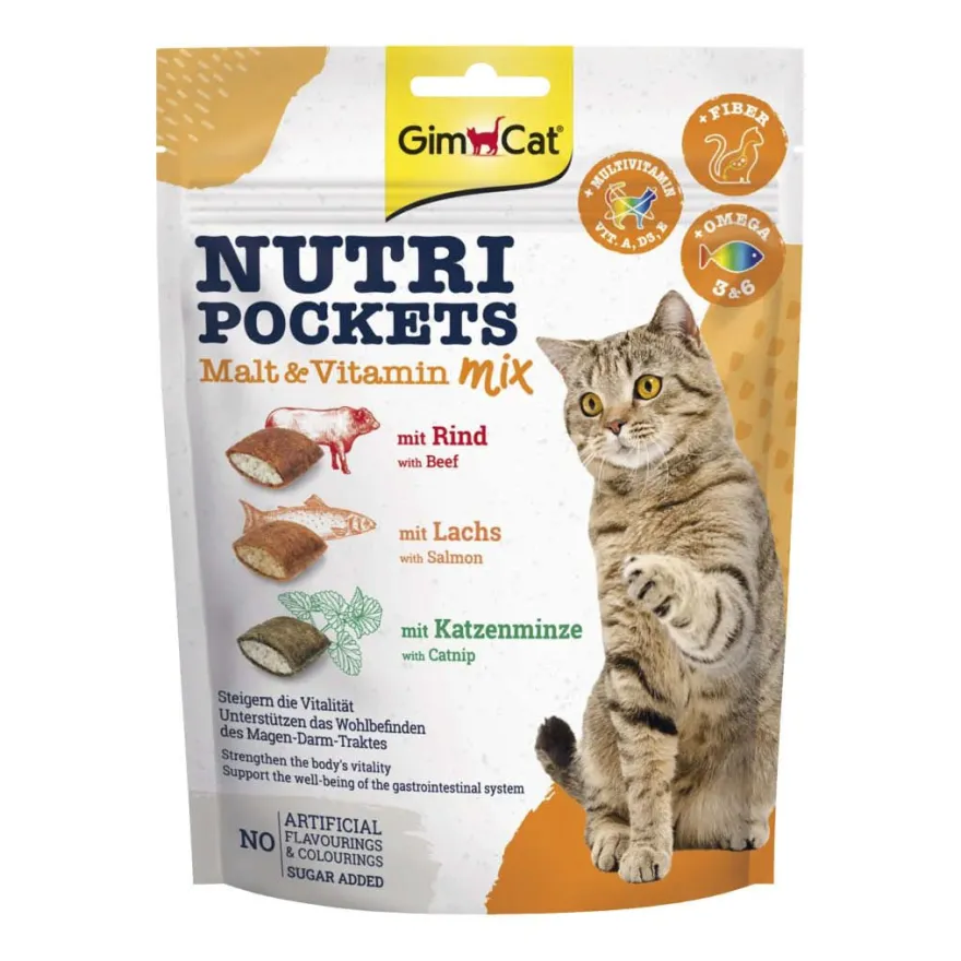 GimCat Nutri Pockets Malz-Vitamin Mix | 150 g