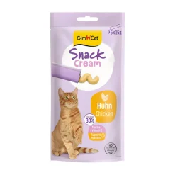 GimCat Snack Cream Huhn | 6 x 15 g