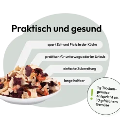 Grau Hund Gemüsemix Mischung Nr. 2 | 150 g