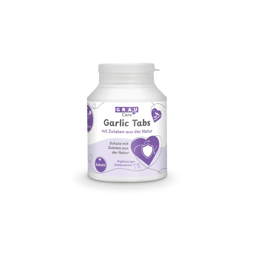 Grau Hund & Katze Garlic Tabs | 200 Stück
