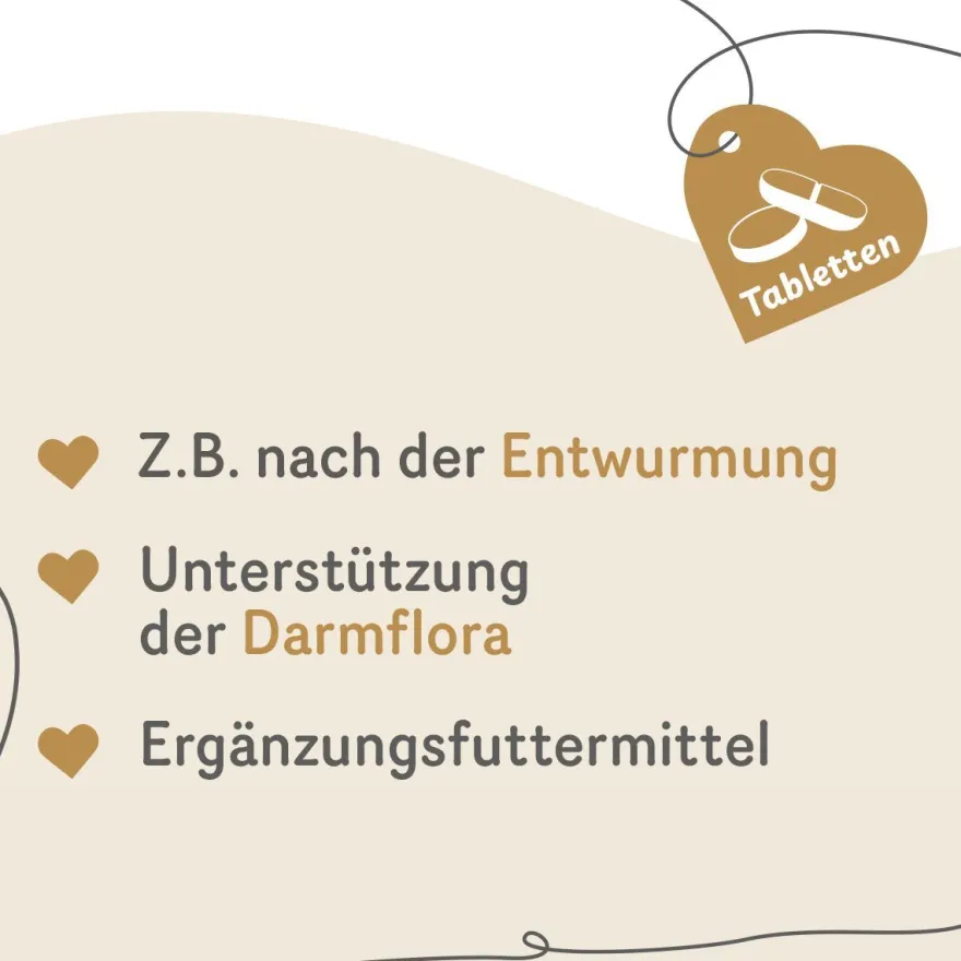 Grau Hund & Katze Intestinal Balance Tabs | 60 Stück