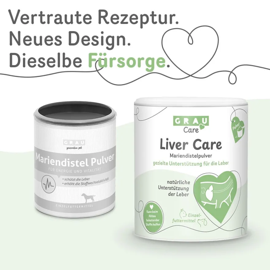 Grau Hund Liver Care Pulver | 75 g