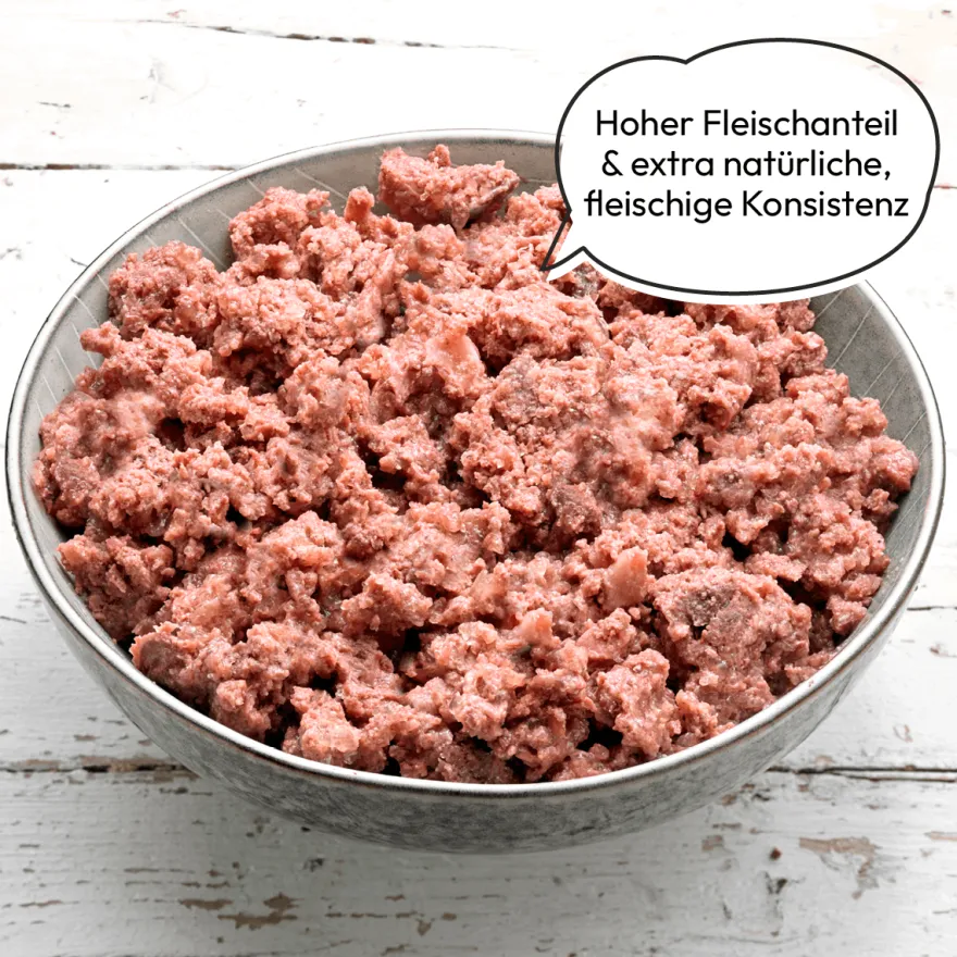 Grau Hund Nassfutter