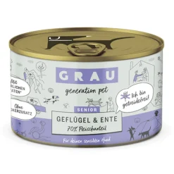 Grau Hund Nassfutter