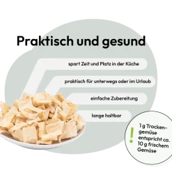 Grau Hund Pastinaken-Würfel | 150 g
