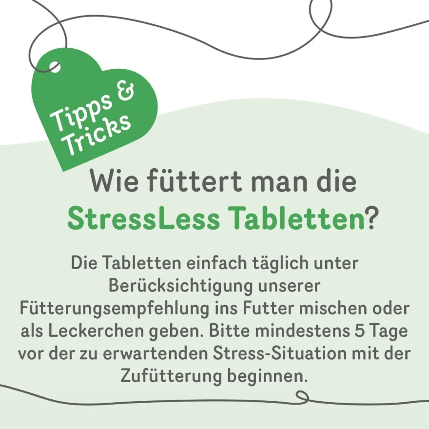 Grau Hund StressLess Tabs | 120 Stück