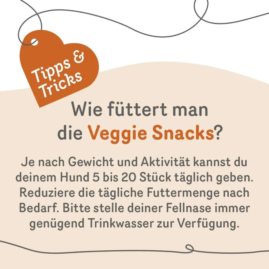 Grau Hund Veggie Snacks | 160 g