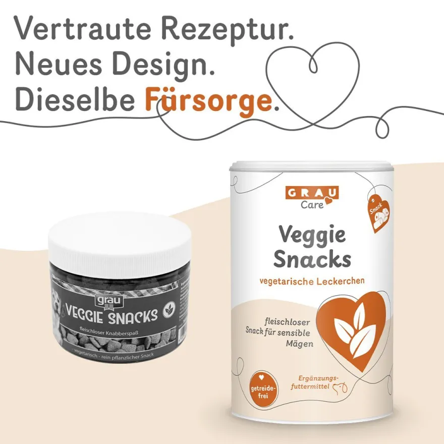 Grau Hund Veggie Snacks | 160 g