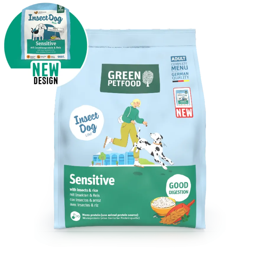 Green Petfood Sensitive with Insects | 900 g