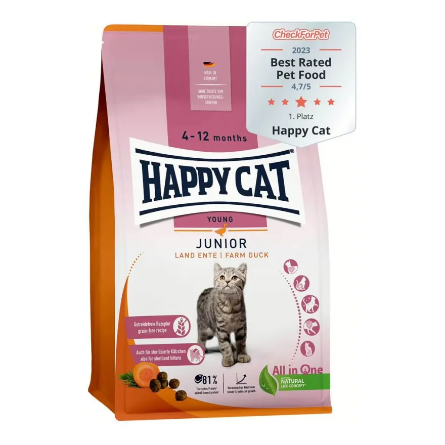 Happy Cat Young Junior Land Ente | 300 g