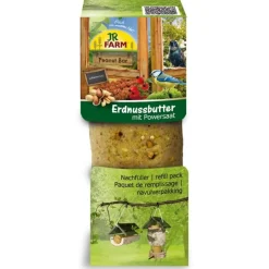 JR FARM Peanut Bar Erdnussbutter mit Powersaat | 350 g