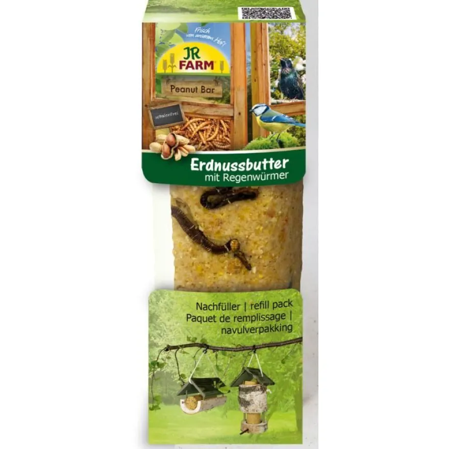 JR FARM Peanut Bar Erdnussbutter mit Regenwürmern | 350 g