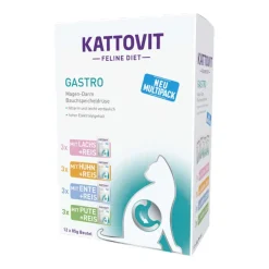 Kattovit Feline Diets - Pouch - Gastro Multipack (5 x 12 =) | 60 x 85 g