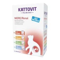 Kattovit Feline Diets - Pouch - Renal Multipack | 12 x 85 g