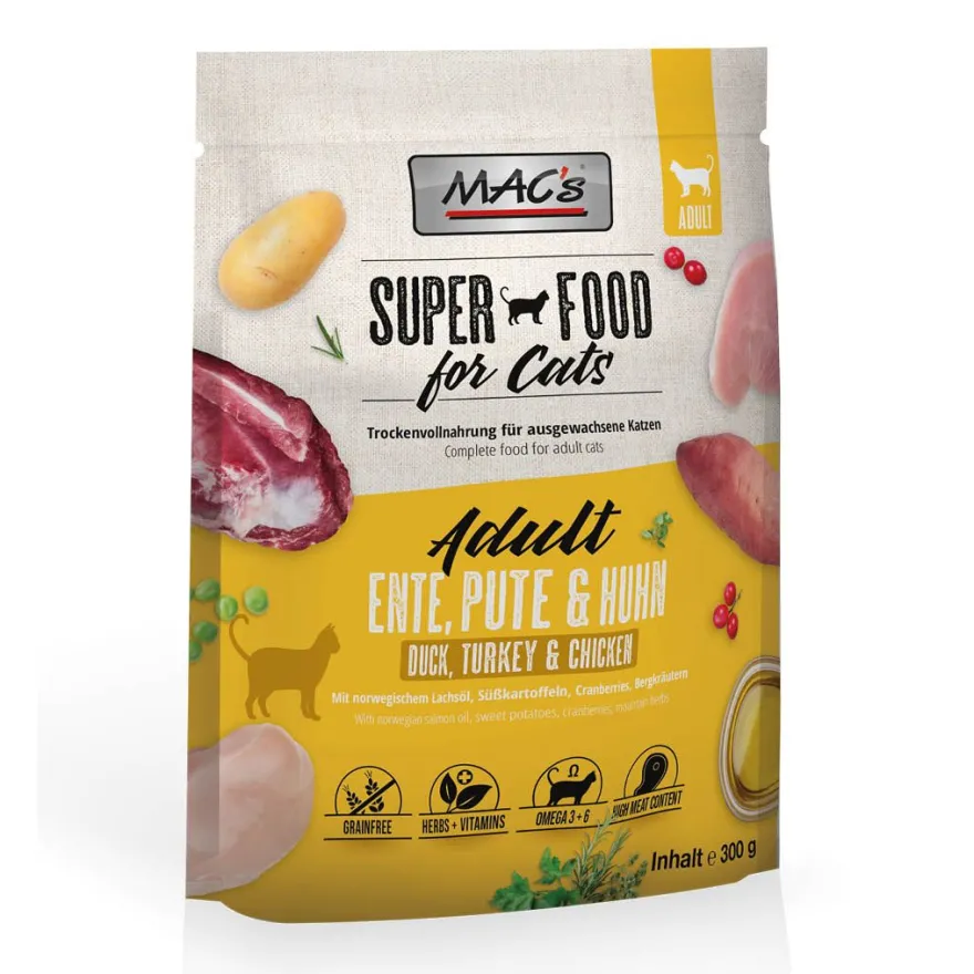 MAC's - Cat - Adult Ente, Pute & Huhn | 300 g