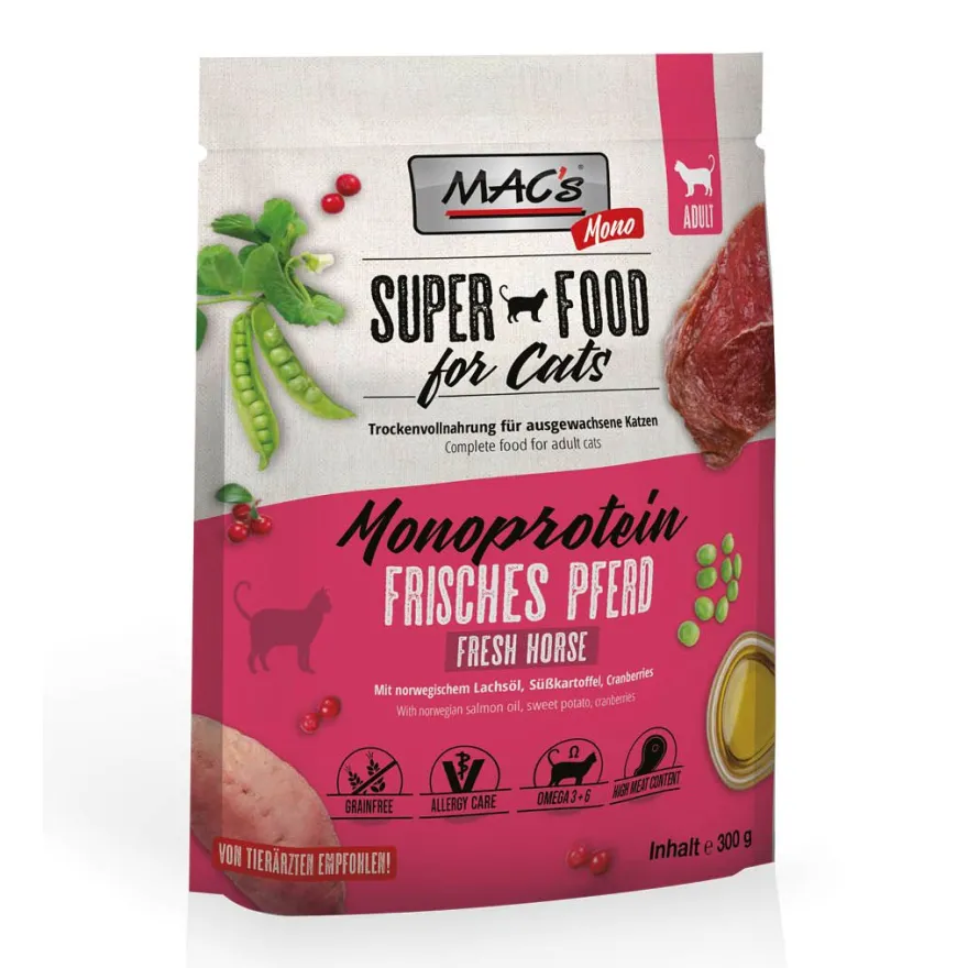 MAC's - Cat - Adult Mono Pferd | 300 g