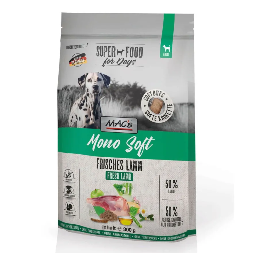 MAC's - Dog - Mono Soft - Frisches Lamm | 300 g