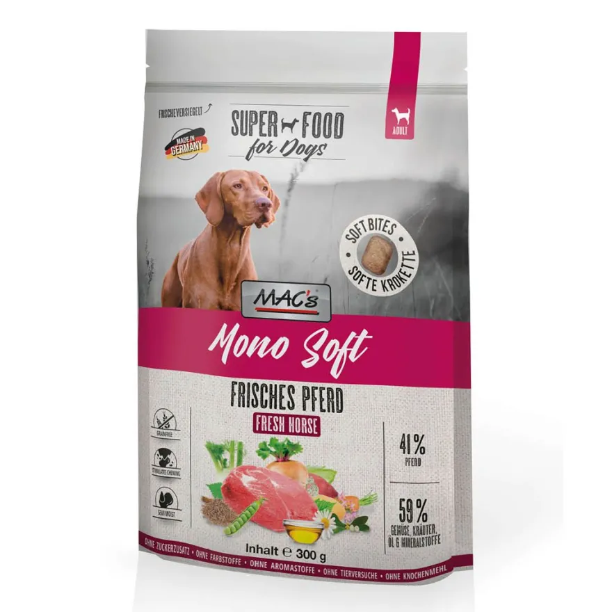 MAC's - Dog - Mono Soft - Frisches Pferd | 300 g