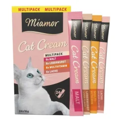 Miamor Cat Snack Cream Vielfalt Mixpack | 24 x 16 g