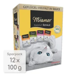 Miamor Ragout Royale Multibox Geflügel in Sauce | 12 x 100 g