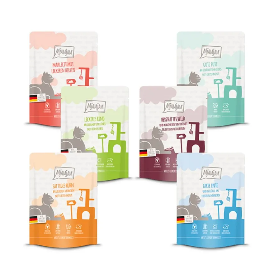 MjAMjAM Cat - leckere Mahlzeiten Mixpaket III | 6 x 300 g