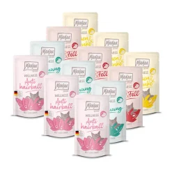 MjAMjAM Cat - Wellness Wohlfühlpaket Rind | 12 x 125 g