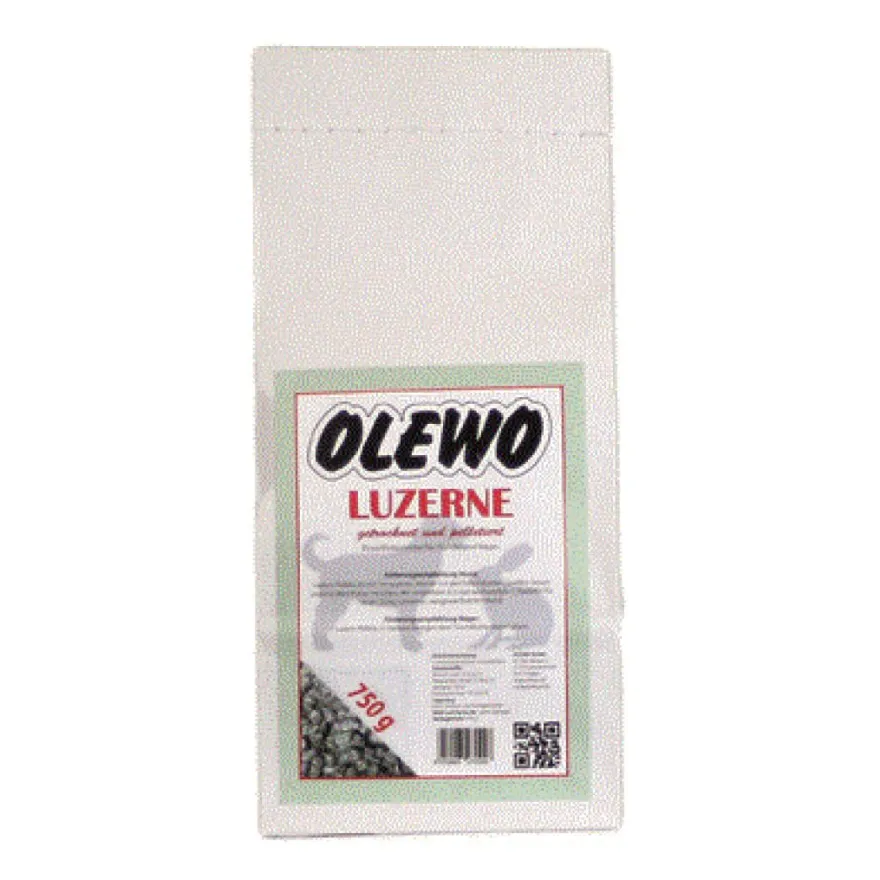 OLEWO Luzerne-Pellets für Hunde, Nager und Pferde | 750 g