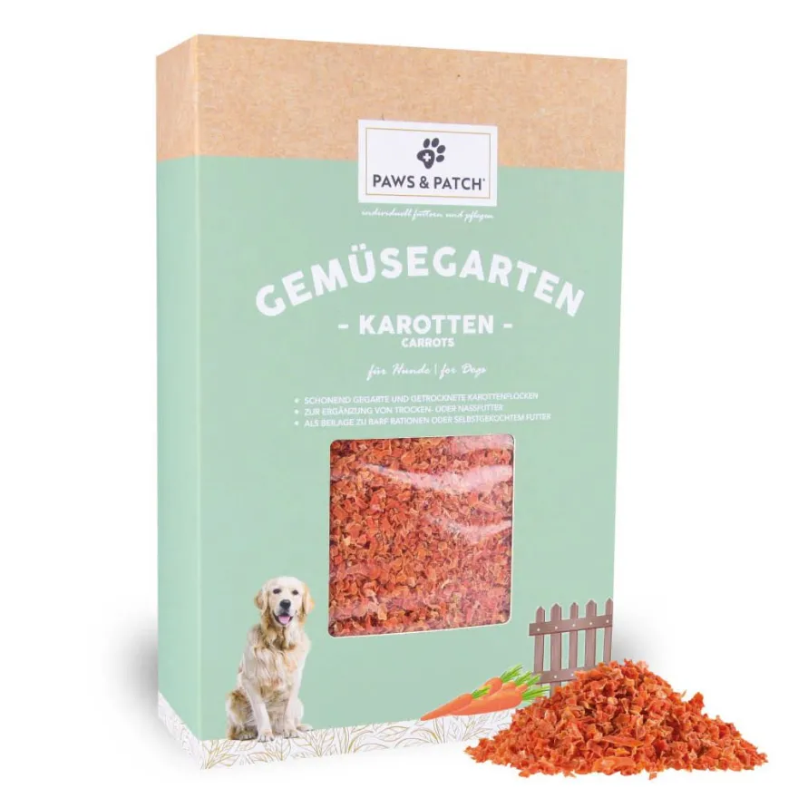 Paws & Patch KAROTTENFLOCKEN für Hunde | 400 g