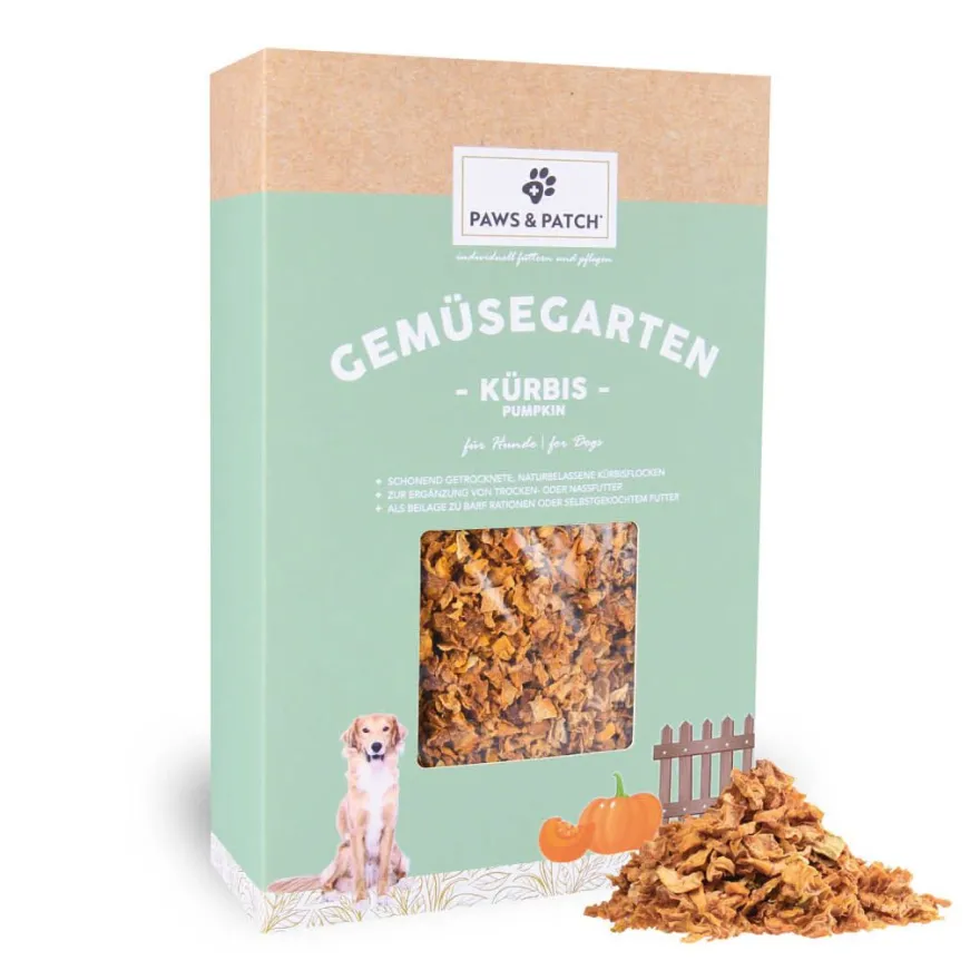 Paws & Patch KÜRBISFLOCKEN für Hunde | 350 g