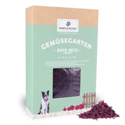Paws & Patch ROTE BETE STREIFEN für Hunde | 400 g