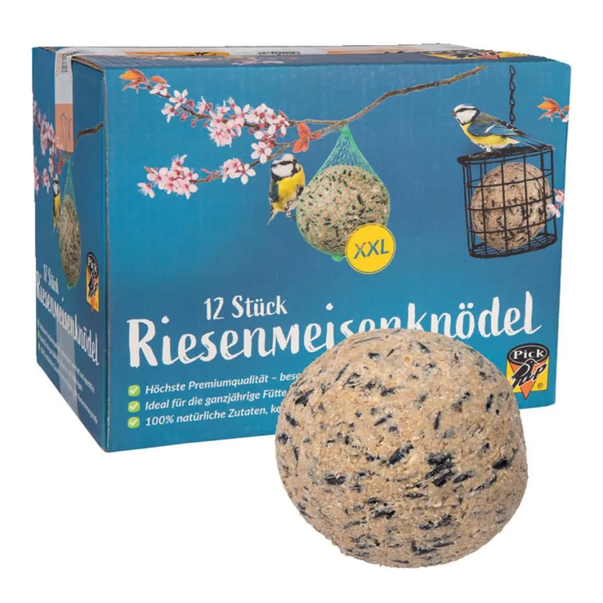 Pick Up Riesenmeisenknödel 12 Stück im Karton ohne Netz | 6 kg