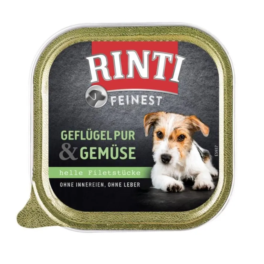 Rinti Feinest Alu-Schale mit purem Geflügel