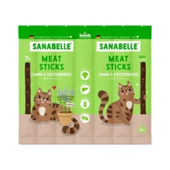 Sanabelle Meat Sticks Lamm & Katzenminze | 35 g