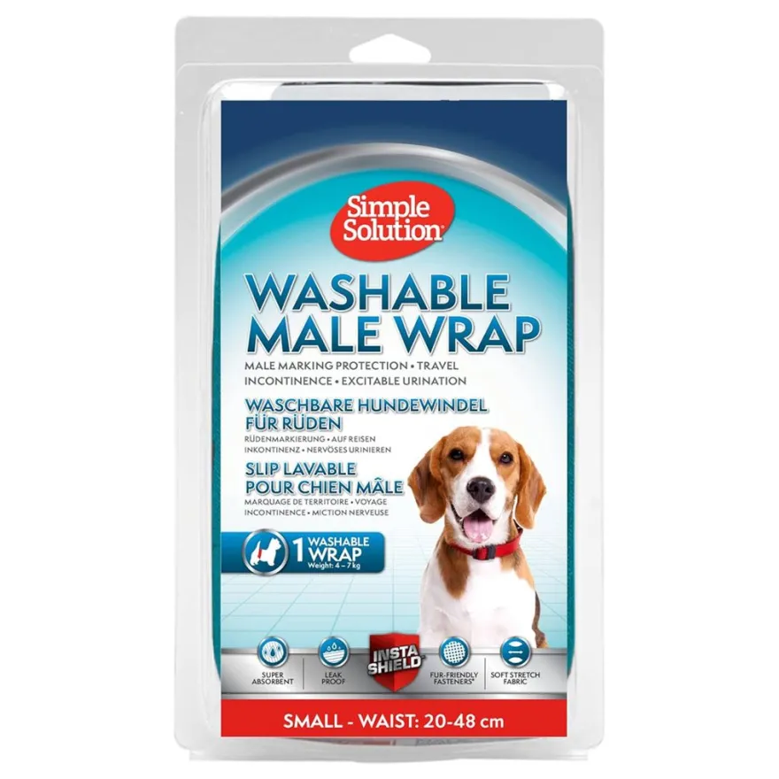 Simple Solution waschbare Windel für Rüden 20-48 cm | Größe S