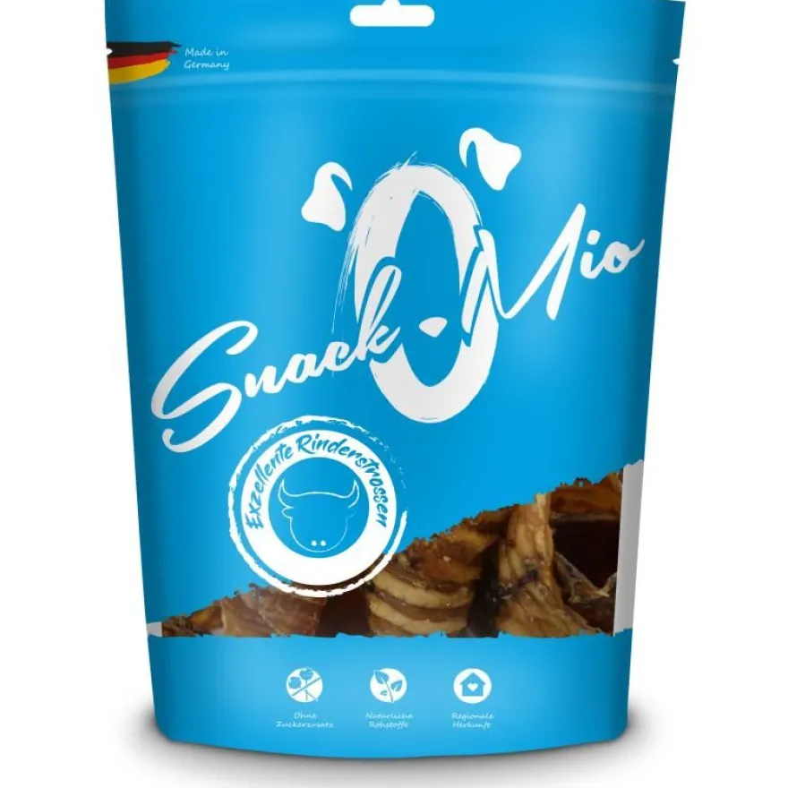 SnackOMio Hundesnack Exzellente Rinderstrossen | 350 g