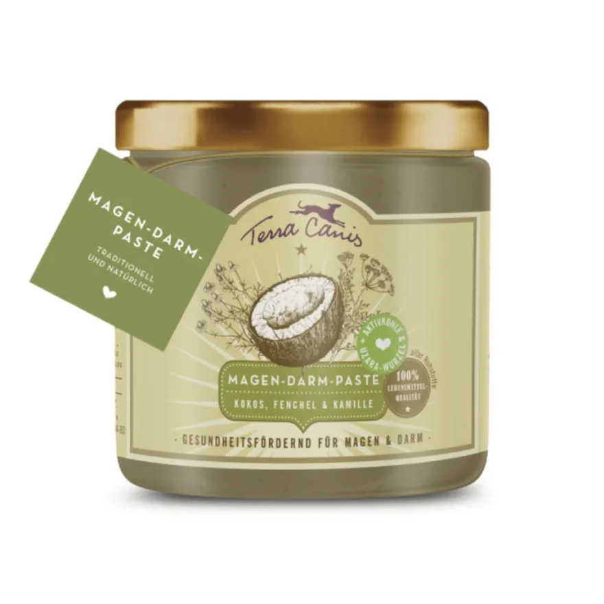 Terra Canis Pasten - Magen-Darm Paste, Kokos, Fenchel und Kamille | 250 ml