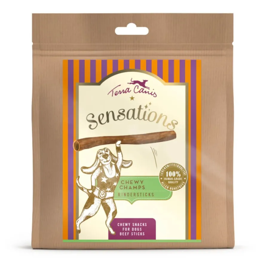Terra Canis Sensations Chewy Champs Rindersticks | 100 g