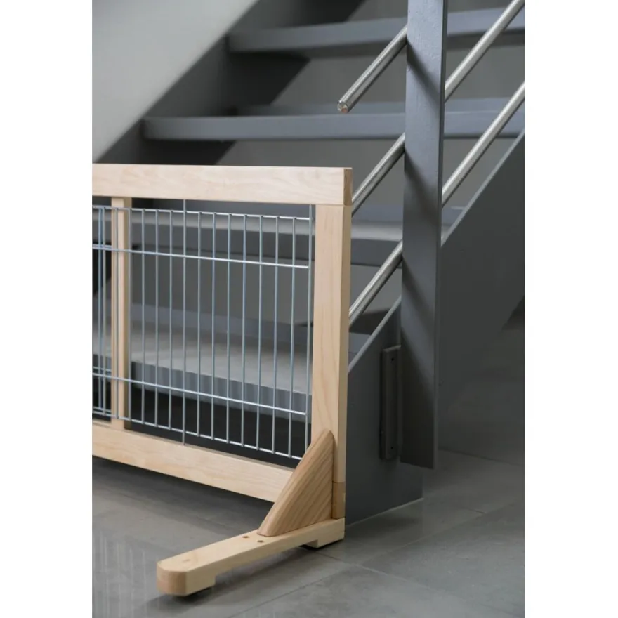 TRIXIE Absperrgitter, Holz | 65–108 x 50 cm