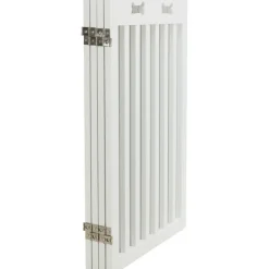 TRIXIE Absperrgitter, MDF, 4-teilig, weiß | 60–160 x 75 cm