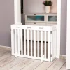 TRIXIE Absperrgitter, MDF, 3-teilig, weiß | 82–124 x 61 cm