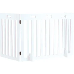TRIXIE Absperrgitter, MDF, 3-teilig, weiß | 82–124 x 61 cm
