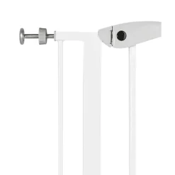 TRIXIE Absperrgitter, Metall, weiß | 75–85 x 76 cm