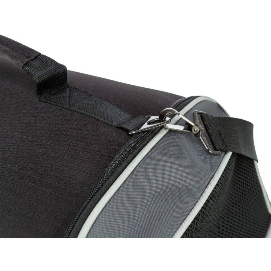 TRIXIE Airline Tasche Boarding, schwarz/grau | 55 × 23 × 40 cm