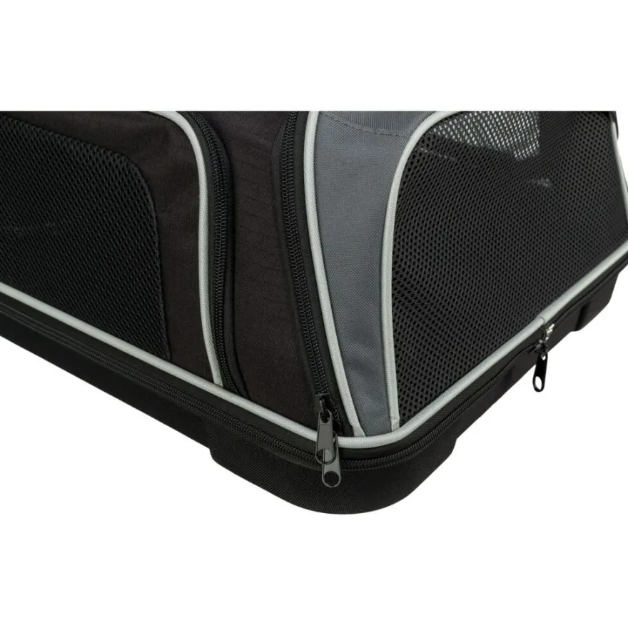 TRIXIE Airline Tasche Boarding, schwarz/grau | 55 × 23 × 40 cm