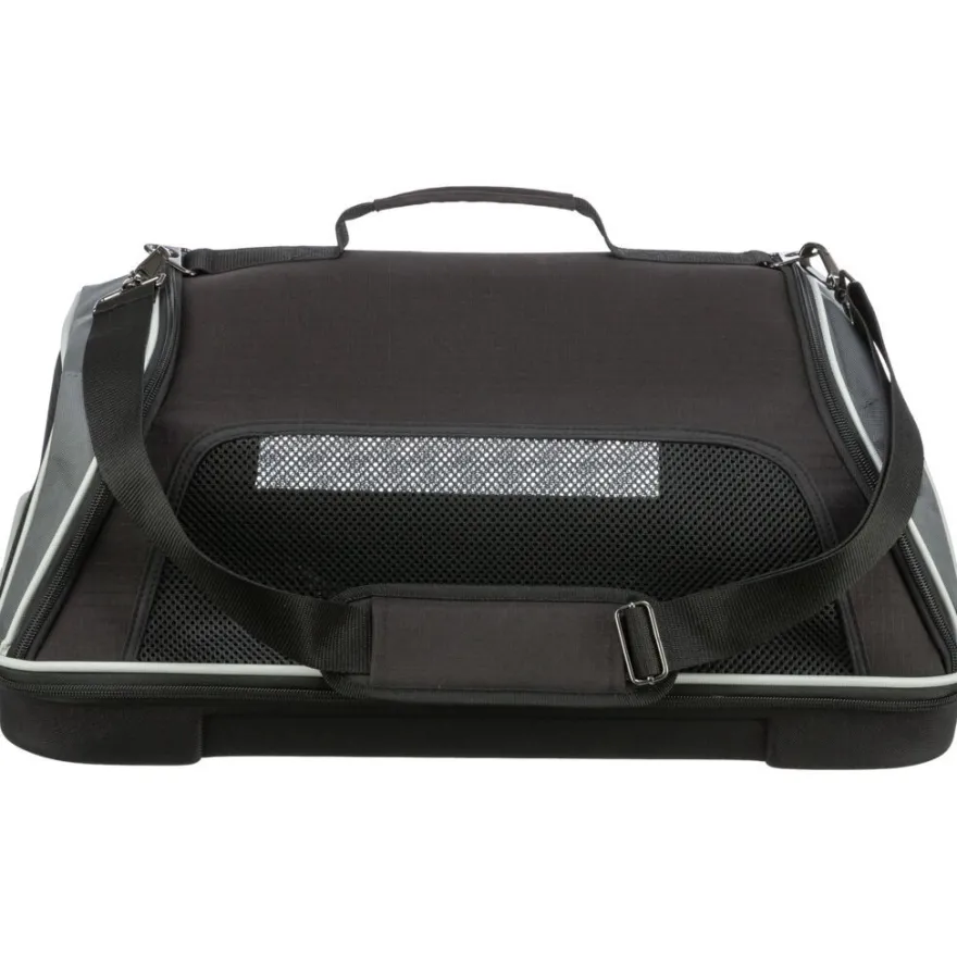 TRIXIE Airline Tasche Boarding, schwarz/grau | 55 × 23 × 40 cm