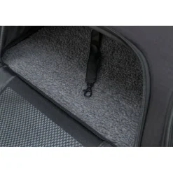TRIXIE Airline Tasche Gate, schwarz | 28 x 25 x 45 cm