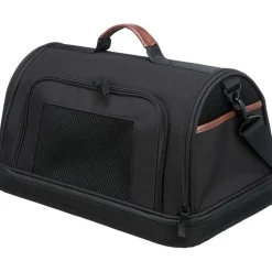 TRIXIE Airline Tasche Gate, schwarz | 28 x 25 x 45 cm
