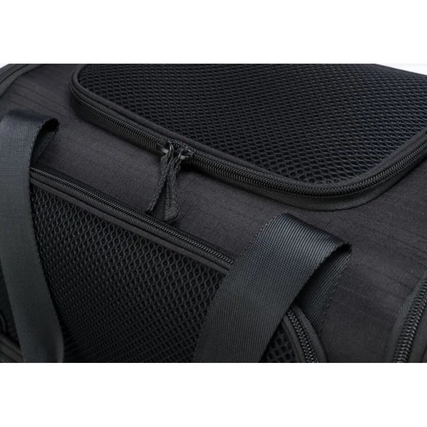 TRIXIE Airline Tasche Plane, schwarz | 28 x 25 x 44 cm