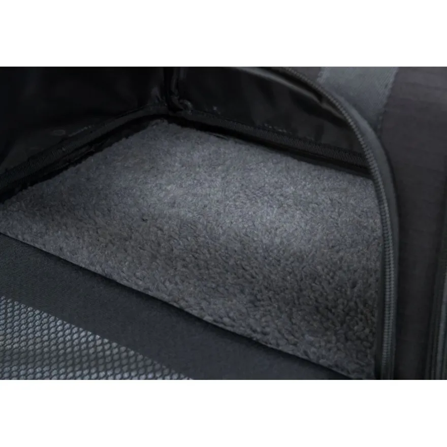 TRIXIE Airline Tasche Plane, schwarz | 28 x 25 x 44 cm